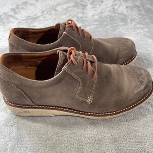 Gravity Defyer GDEFY Oxford Shoes Mens 9 Brown Suede Lace Up Casual Office